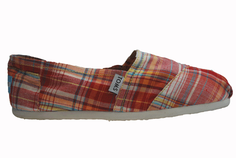 Red Madras Woven