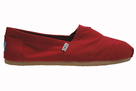 Red Canvas Toms