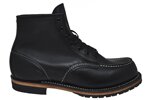 Red Wing Beckman 6" Classic Moc 9015 in Black Featherstone